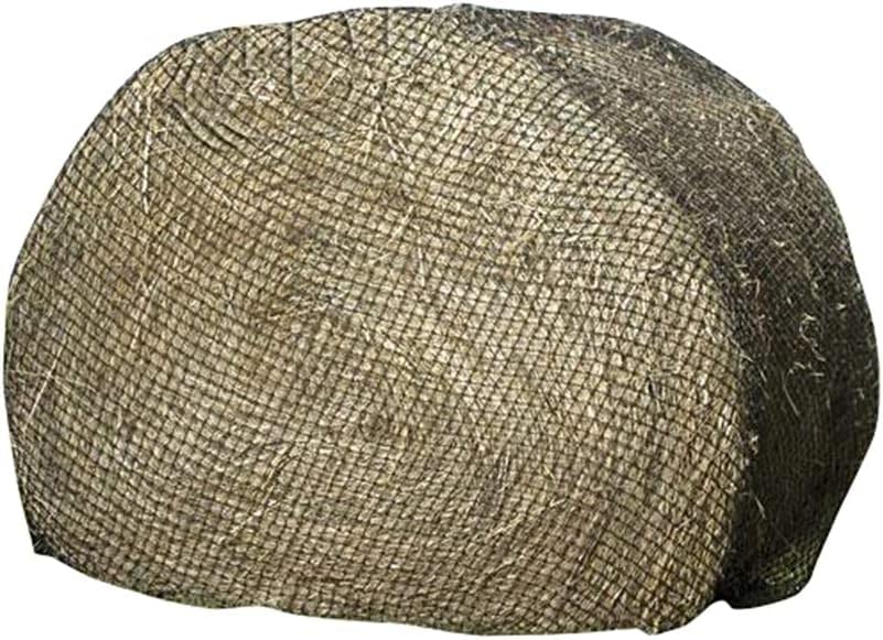 Hay Chix 6 Ft. Large Round Bale Slow Feed Hay Net for Horses & Mules - 1 3/4