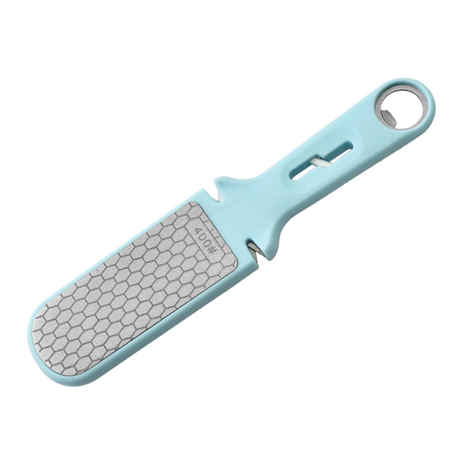 Colcolo Multifunctional Kitchen Knife Sharpener - Portable Blade Sharpening Tool for Travel & Picnic (Blue) | Perfect for Camping, BBQ, and Outdoor Cooking