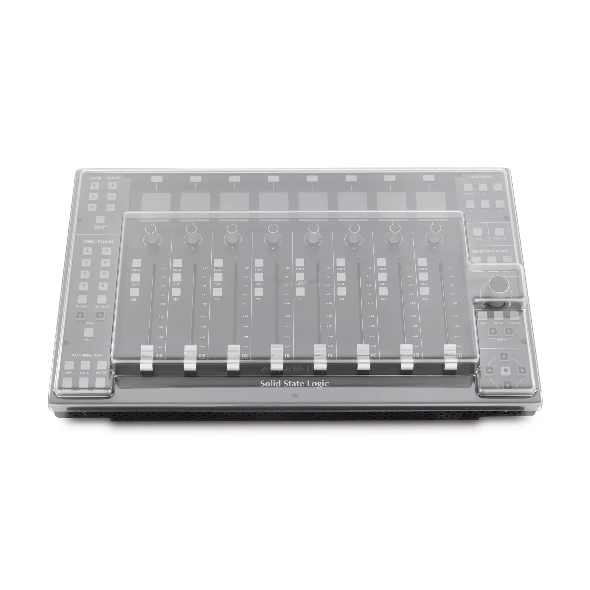 Decksaver Solid State Logic UF8 Keyboard Dust Cover - Protective Shield for SSL UF8 MIDI Controller (DS-PC-SSLUF8) | Ideal for Studio, Live Performance & Travel Protection