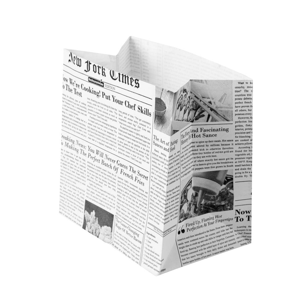 Eco-Friendly Newsprint Paper Snack Bags 4