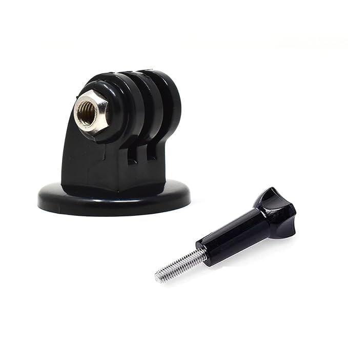 GoPro Tripod Mount Adapter - Universal Monopod Stand for SJCAM, YI, EKEN & All Action Cameras (1-Pack) - Perfect for Vlogging, Travel & Outdoor Adventures