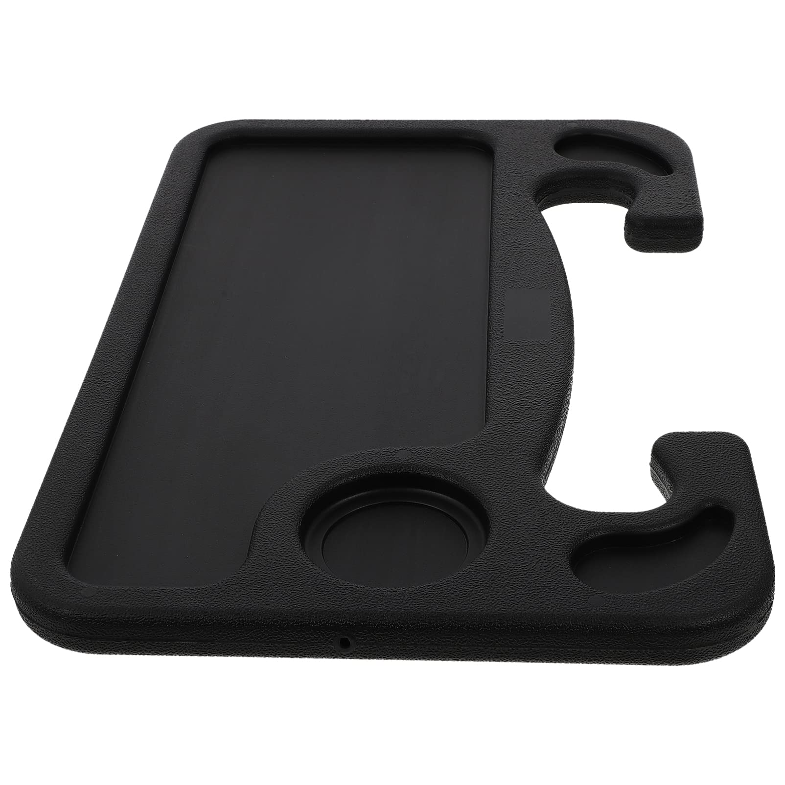 Healifty Auto Steering Wheel Desk Tray - Portable Laptop & Food Tray for Car Travel, Fits Steering Wheel - Perfect for Working, Eating & Road Trips (Black)