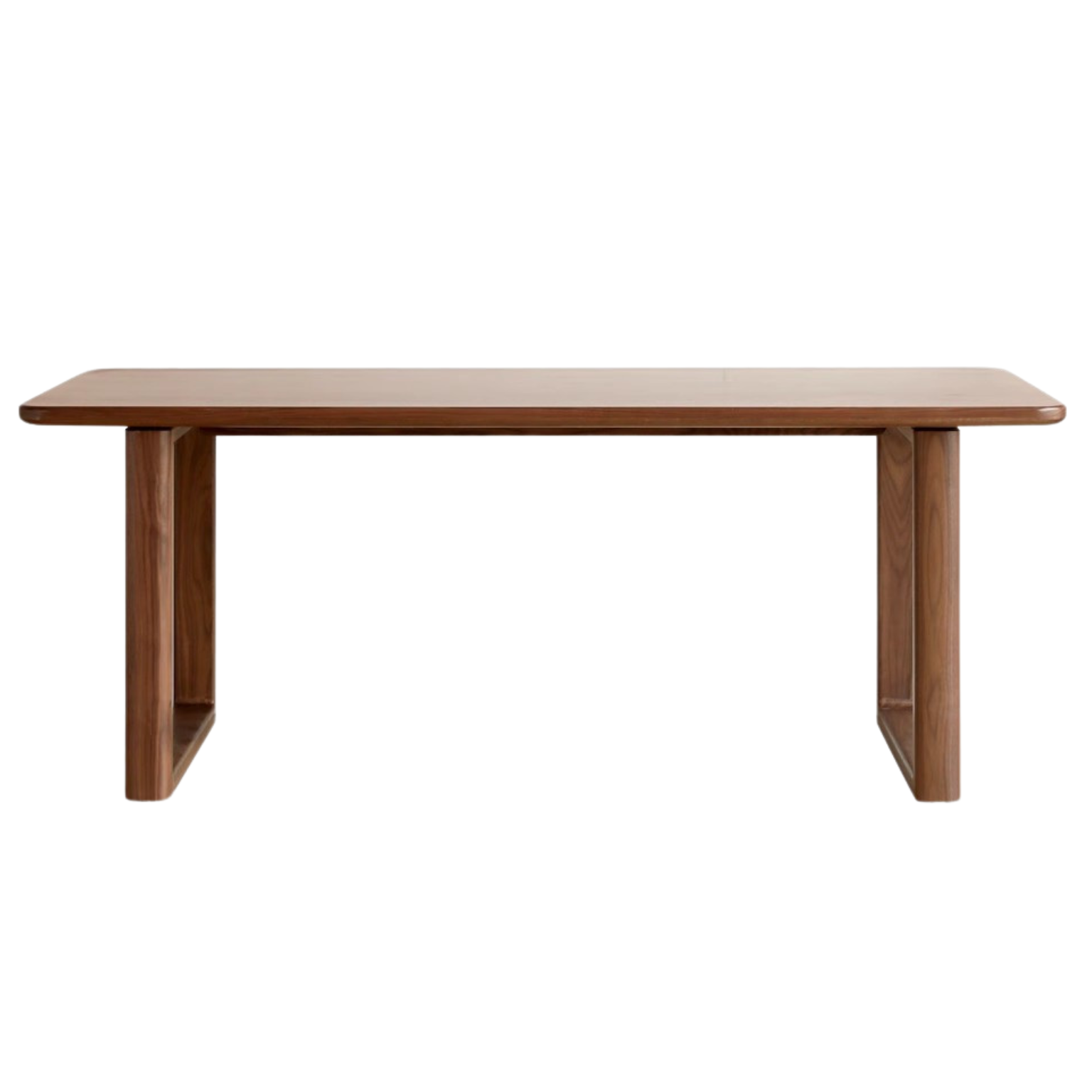Solid Oak, Ash & Black Walnut Large Dining Table - Rustic Farmhouse Style Wooden Dining Room Table for Family Gatherings & Dinner Parties