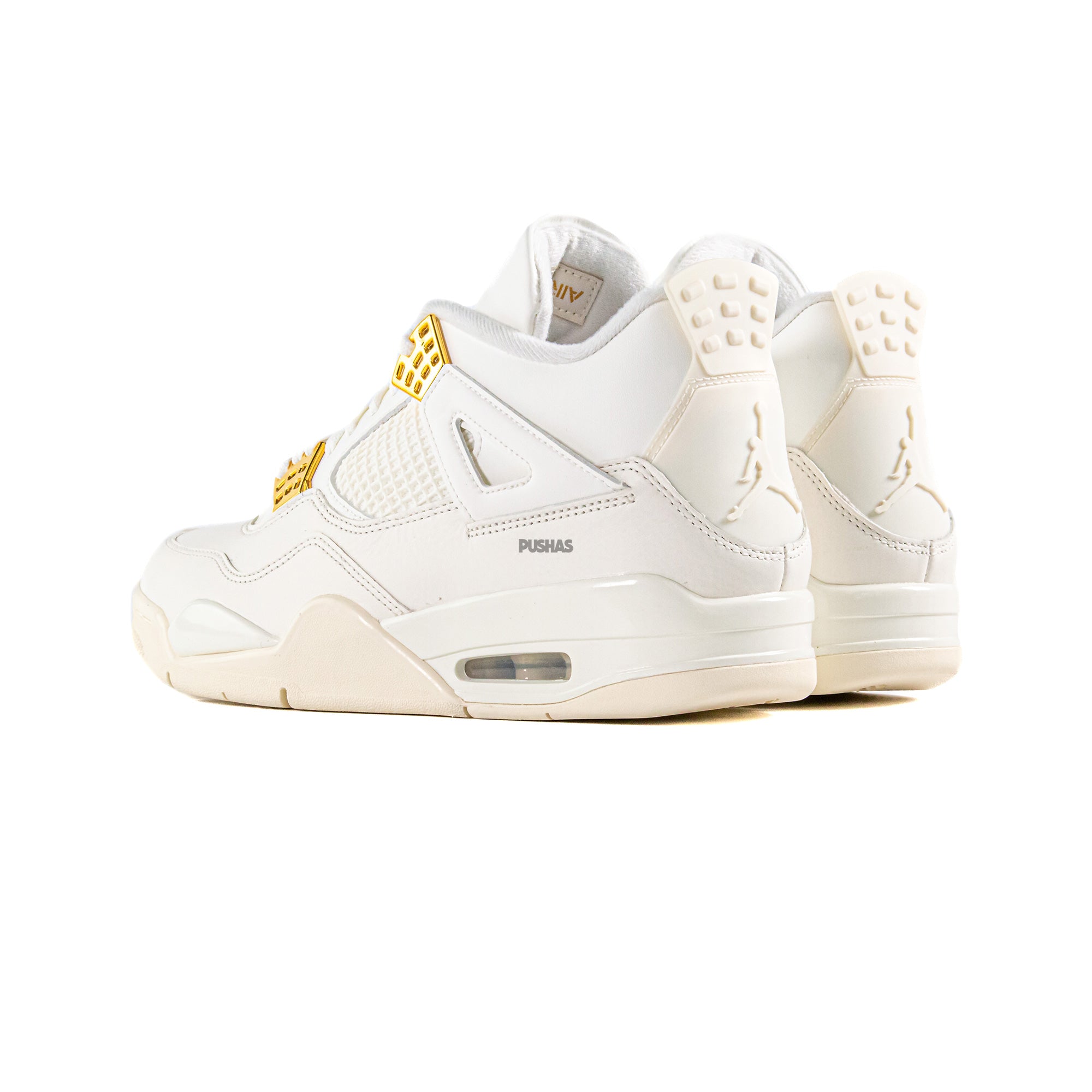 Air Jordan 4 Retro 'Metallic Gold' Women's Sneakers (2024) - Stylish Basketball Shoes for Women, Fashionable Gym & Streetwear Shoes for Everyday Wear