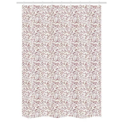 Ivory Burgundy White
