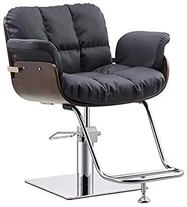 Professional Hydraulic Salon Chair for Barber & Beauty - Heavy Duty 420 lbs Capacity, Adjustable Recline & Swivel - Perfect for Home & Commercial Use (Purple/Black) - Ideal for Hair Salons, Barber Shops & Home Styling Stations
