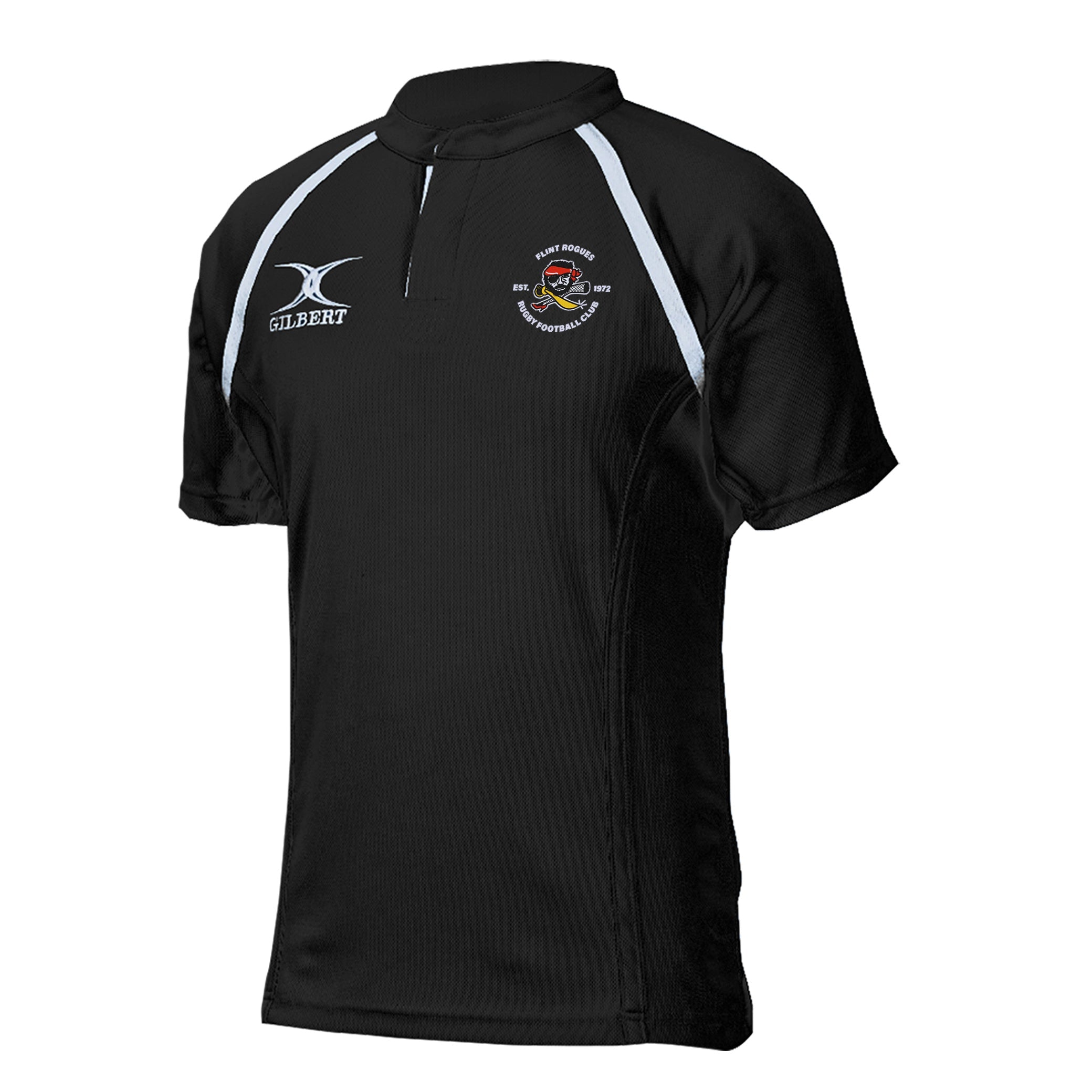 Flint Rogues RFC Gilbert Xact II Youth Football Jersey - Lightweight & Breathable for Kids' Games & Practice Sessions
