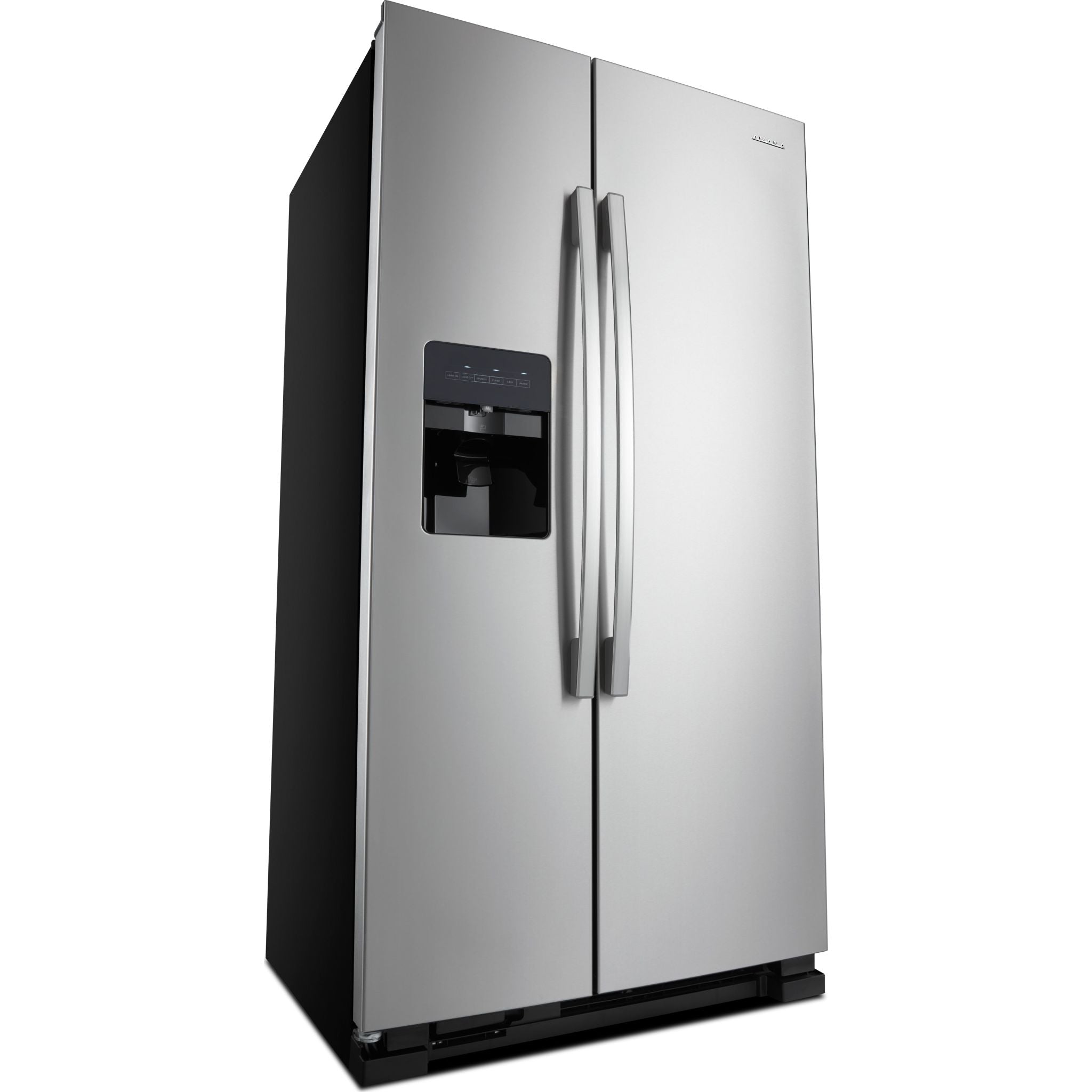 Amana Side by Side Refrigerator (ASI2175GRS) - 25.5 Cu. Ft. Stainless Steel French Door Fridge with Ice Maker & Water Dispenser - Perfect for Large Families & Open Kitchen Designs
