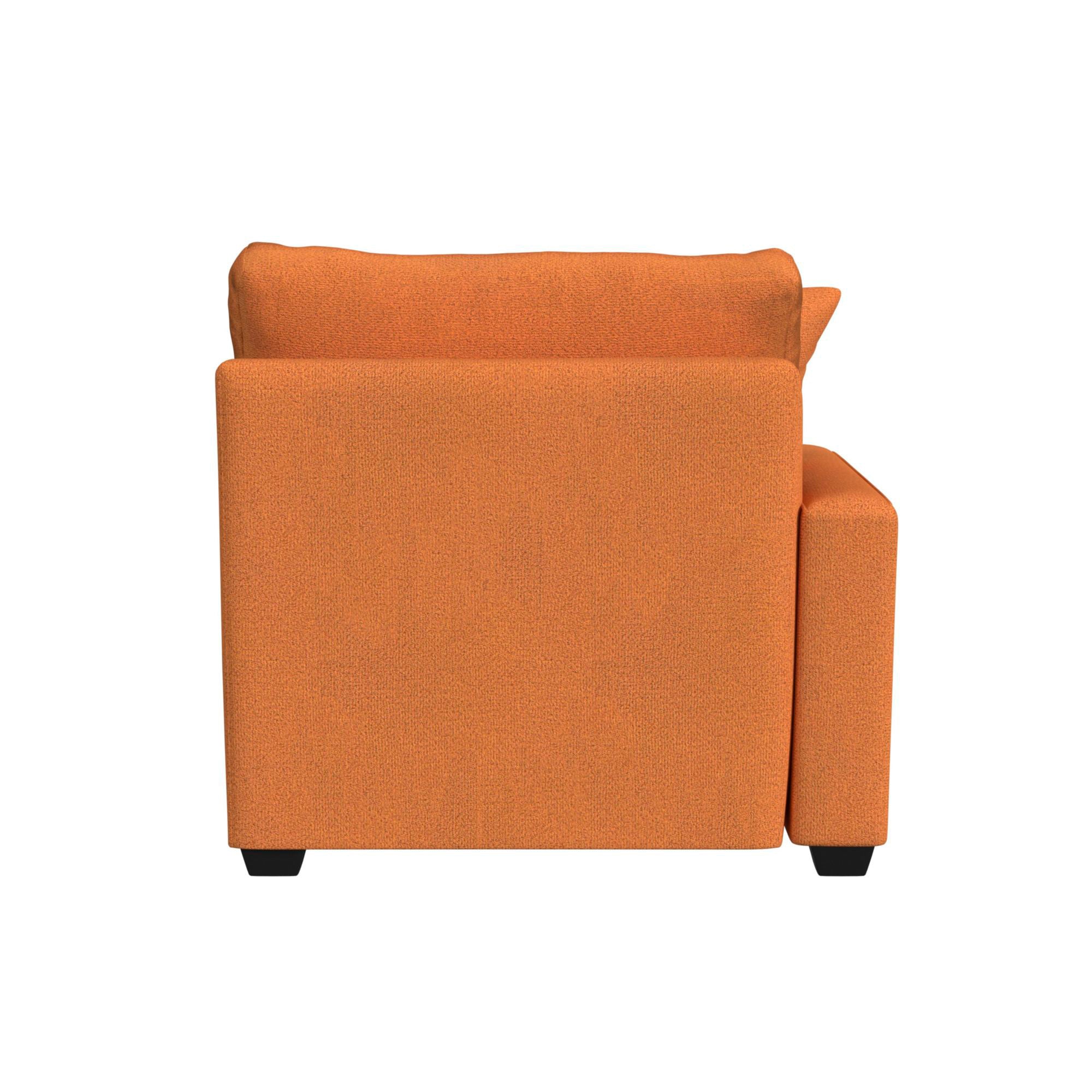Simply Elements Left Chaise Sectional Sofa - Modern L-Shaped Couch with Reversible Chaise for Living Room, Lounge, and Family Room Comfort