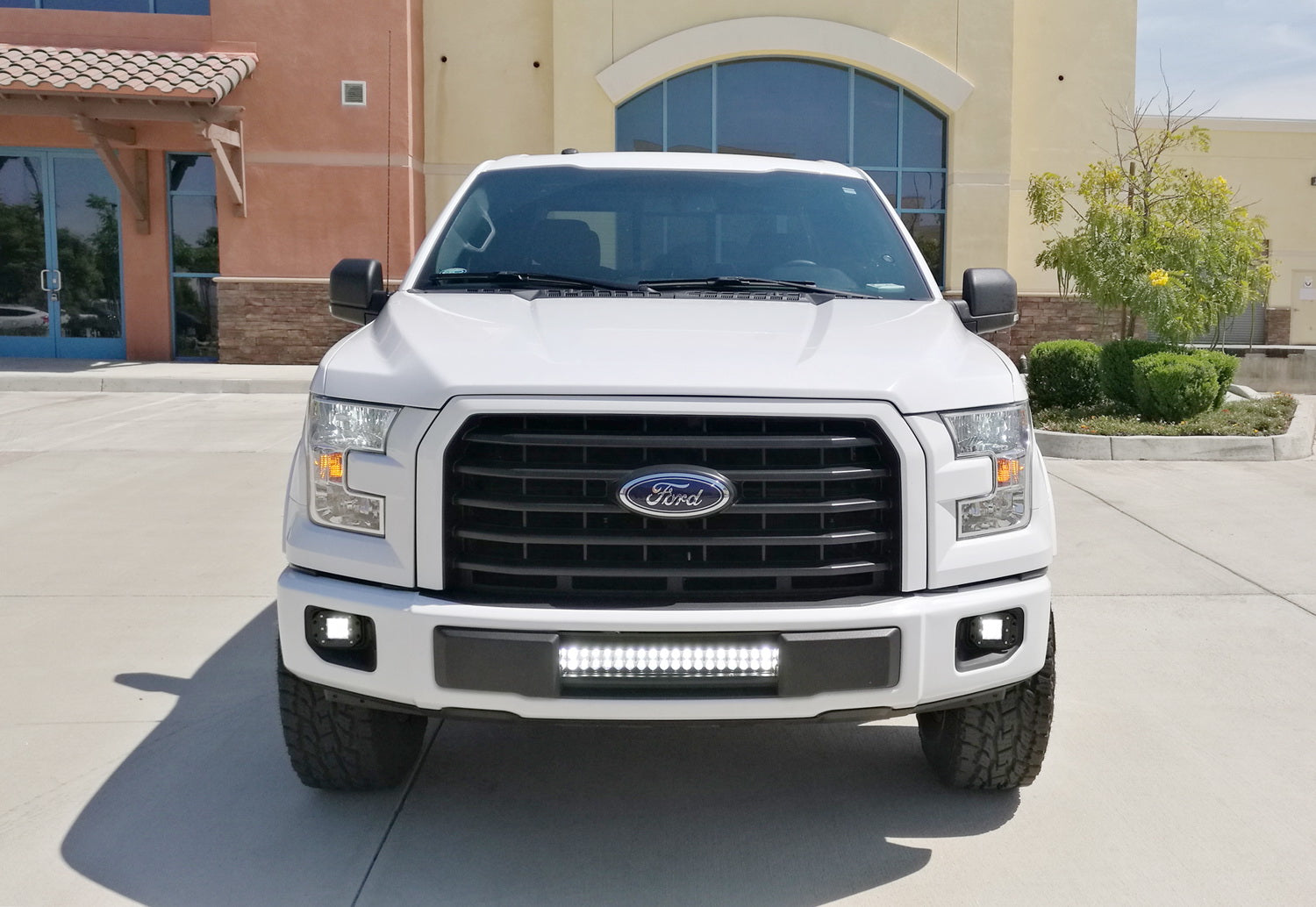 4D CREE LED Projector Pods with Wiring Harness & Mounting Brackets - Compatible with Ford F150 (2015-2020), F250/F350 (2017-2020) - Off-Road Lighting, Truck Accessories, Fog Lights Replacement