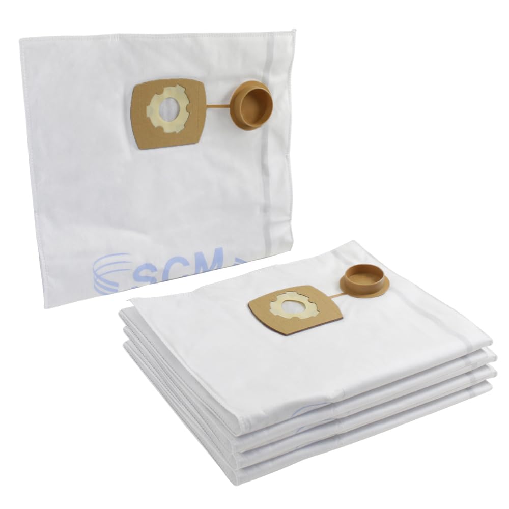 Nilfisk Alto Attix 30-2MXC SCM Vacuum Cleaner Replacement Bags - 5 Pack | Compatible with SCM Models | Perfect for Home Cleaning & Maintenance