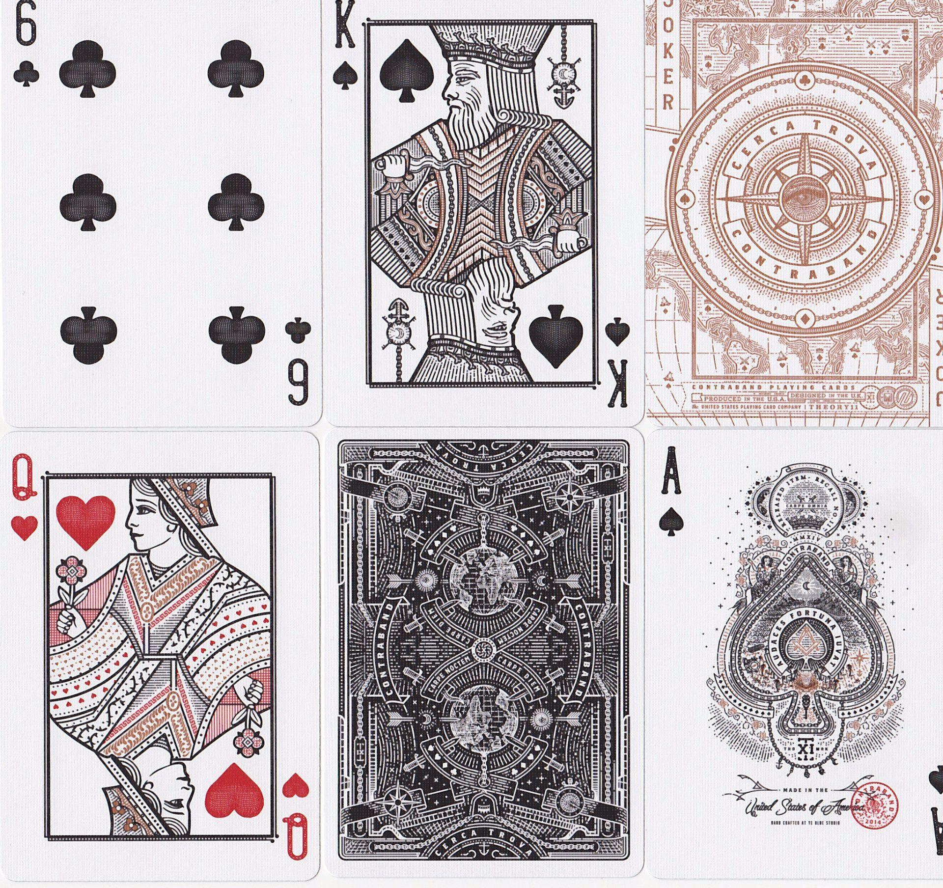 Contraband Playing Cards - Premium Quality Poker Cards for Magic Tricks, Card Games & Collectors | Perfect for Poker Nights, Magic Shows & Gifts