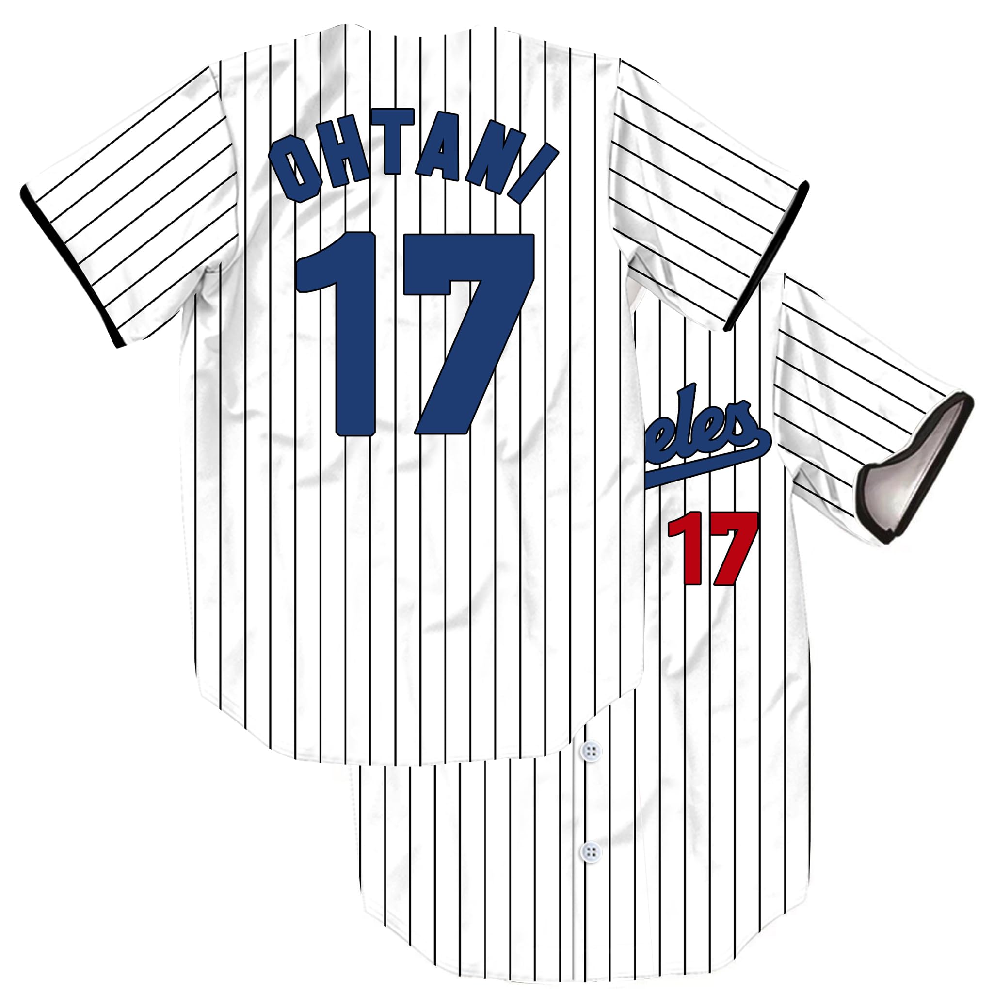 TIFIYA 17/42 Stripes Baseball Jersey for Men & Women - Vintage Style Baseball Shirts for Youth & Adults - Perfect for Baseball Games, Casual Wear & Sports Fan Outfits