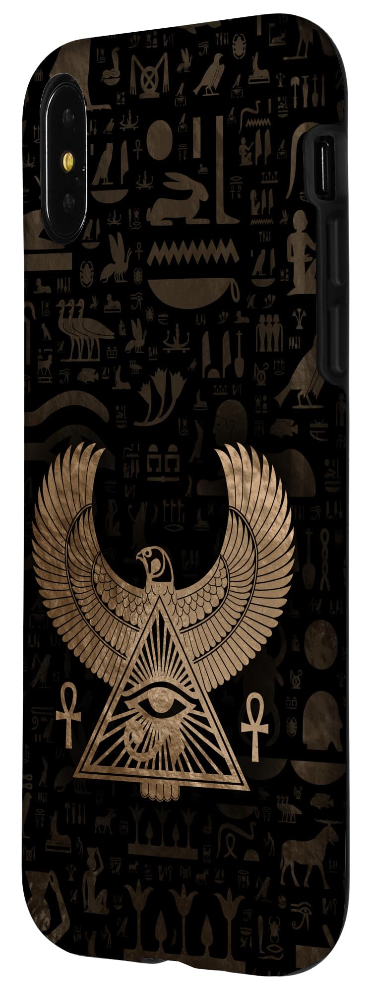 Egyptian Eye of Horus iPhone X/XS Phone Case - Protective Wadjet Design for iPhone X & XS - Perfect for Travel, Spiritual Protection & Unique Style