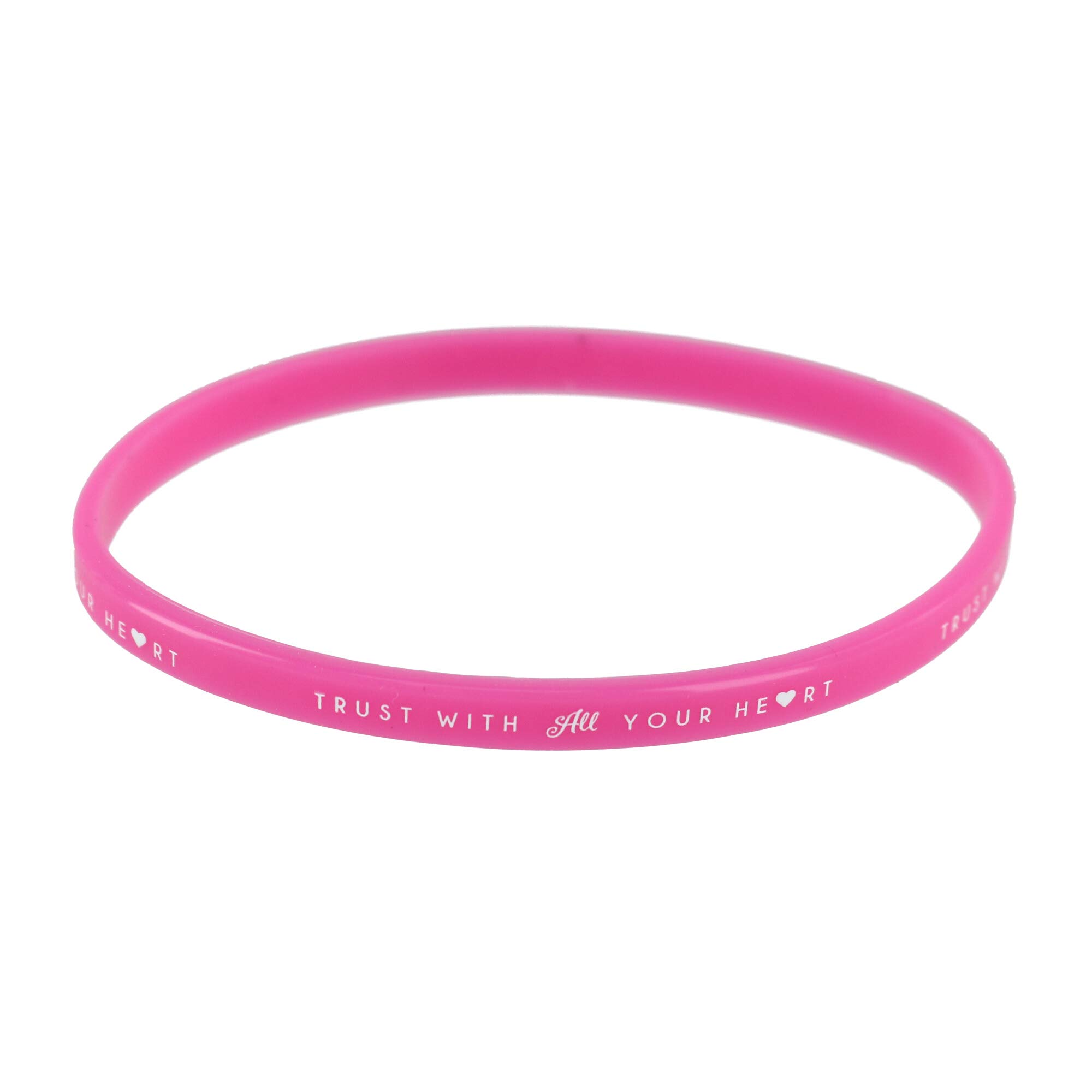 Faithworks Threads of Faith Silicone Wristband Bracelets 4-Pack - Inspirational Christian Bracelet Set for Men & Women - One Size Fits All - Perfect for Church, Bible Study & Daily Motivation