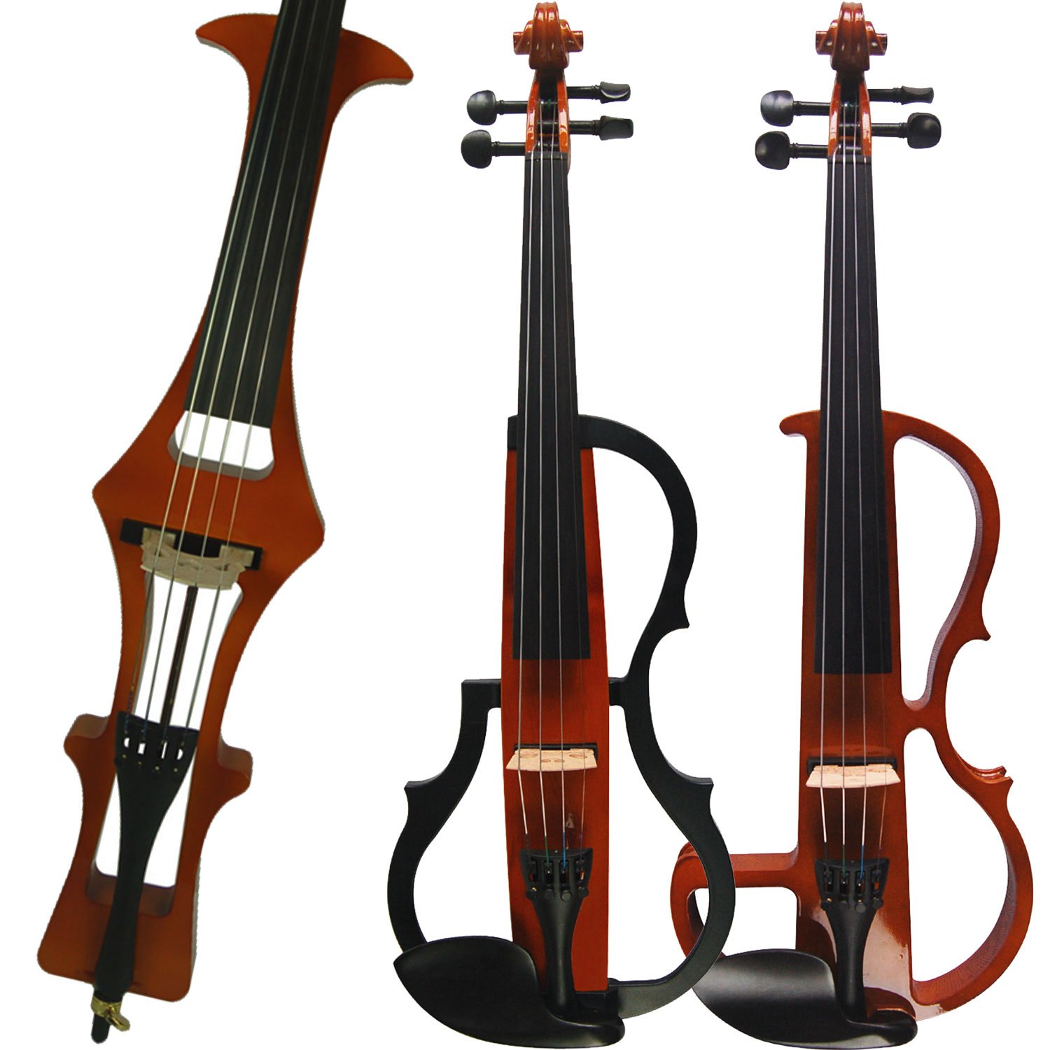 Handmade Professional Solid Wood Electric Cello 4/4 Full Size - Silent Electric Cello 1804 | Perfect for Home Practice, Studio Recording & Live Performances
