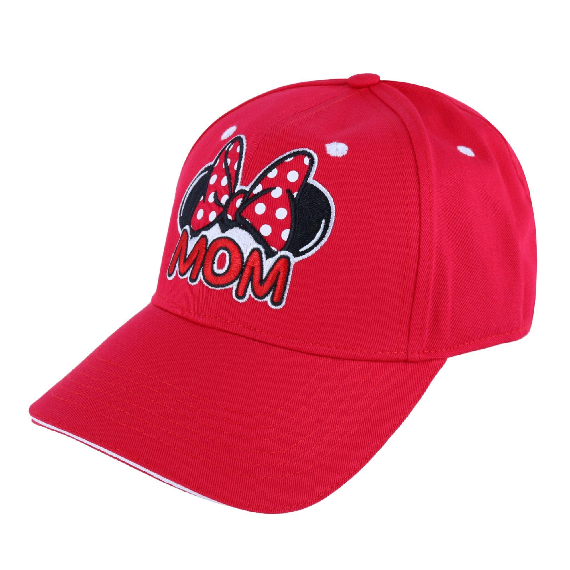 Disney Women's Minnie Mouse Baseball Cap - Cute Mickey Ears Hat for Moms & Disney Fans - Perfect for Theme Parks, Gifts & Everyday Fashion