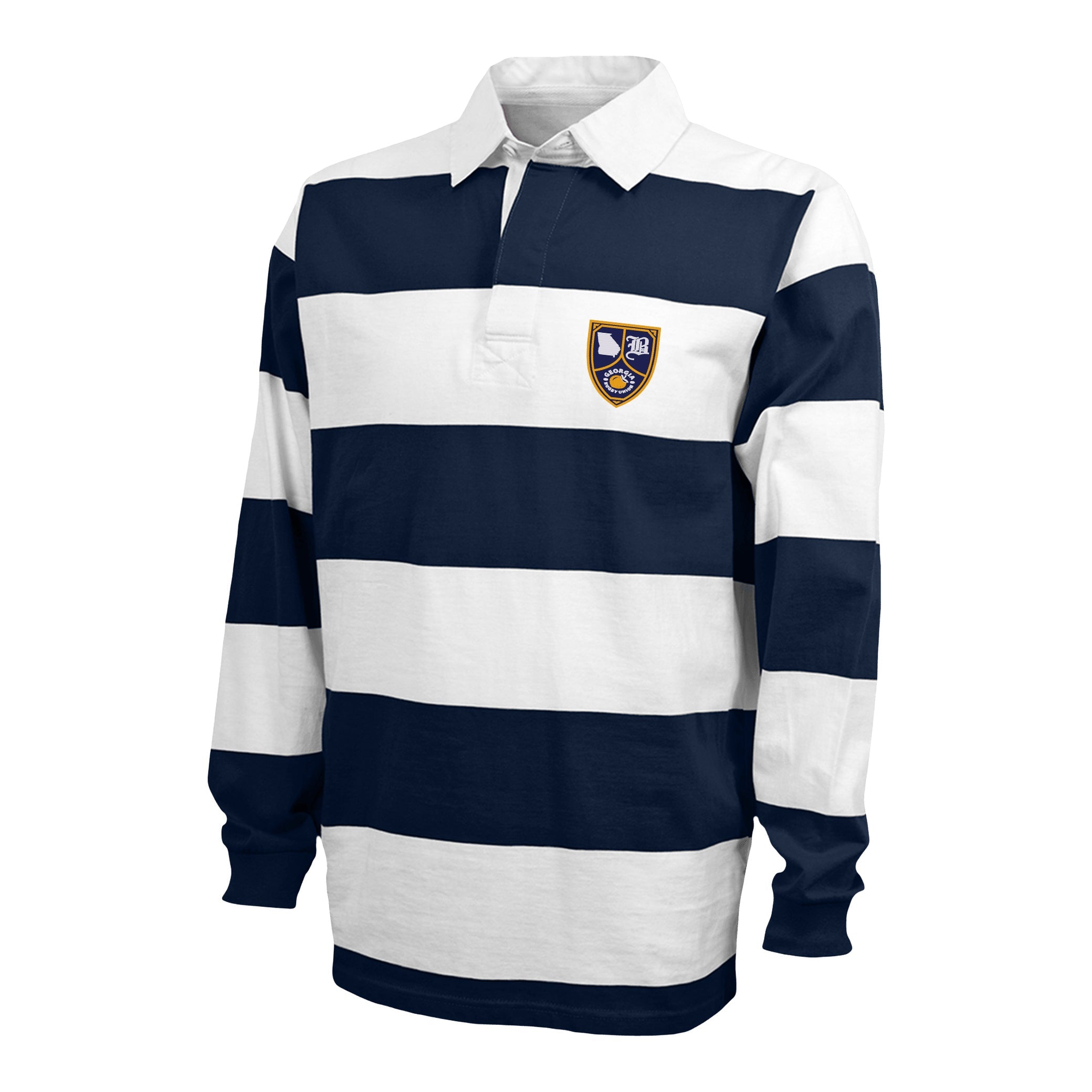 Georgia Rugby Union Cotton Social Jersey - Comfortable & Breathable Rugby Shirt for Fans & Players - Perfect for Games, Training & Casual Wear