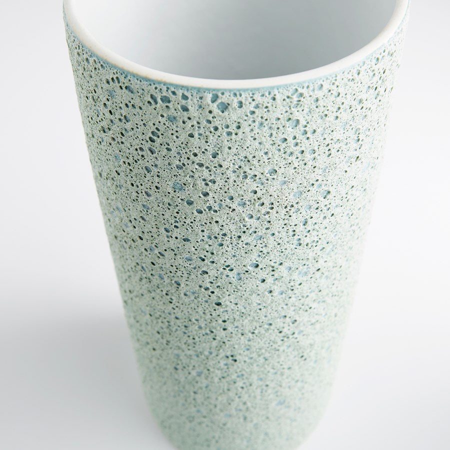 Cyan Design 10937 Fiji Vase - Small Green Handmade Ceramic Vase for Home Decor, Wedding Centerpiece, or Gift Idea