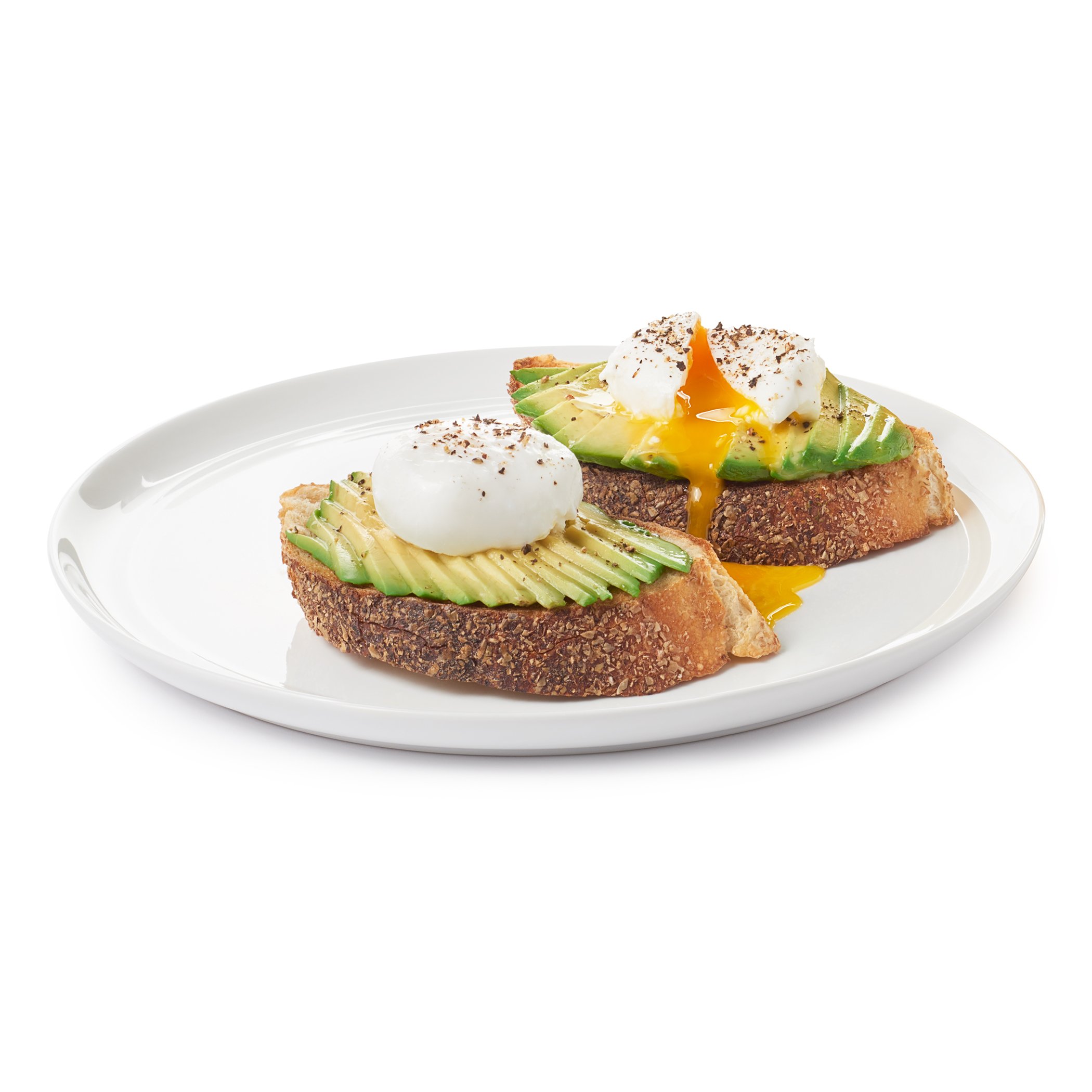 OXO Good Grips Silicone Egg Poachers Set of 2 - BPA-Free Non-Stick Egg Cooker for Perfect Poached Eggs - Ideal for Breakfast, Brunch & Meal Prep (Yellow)