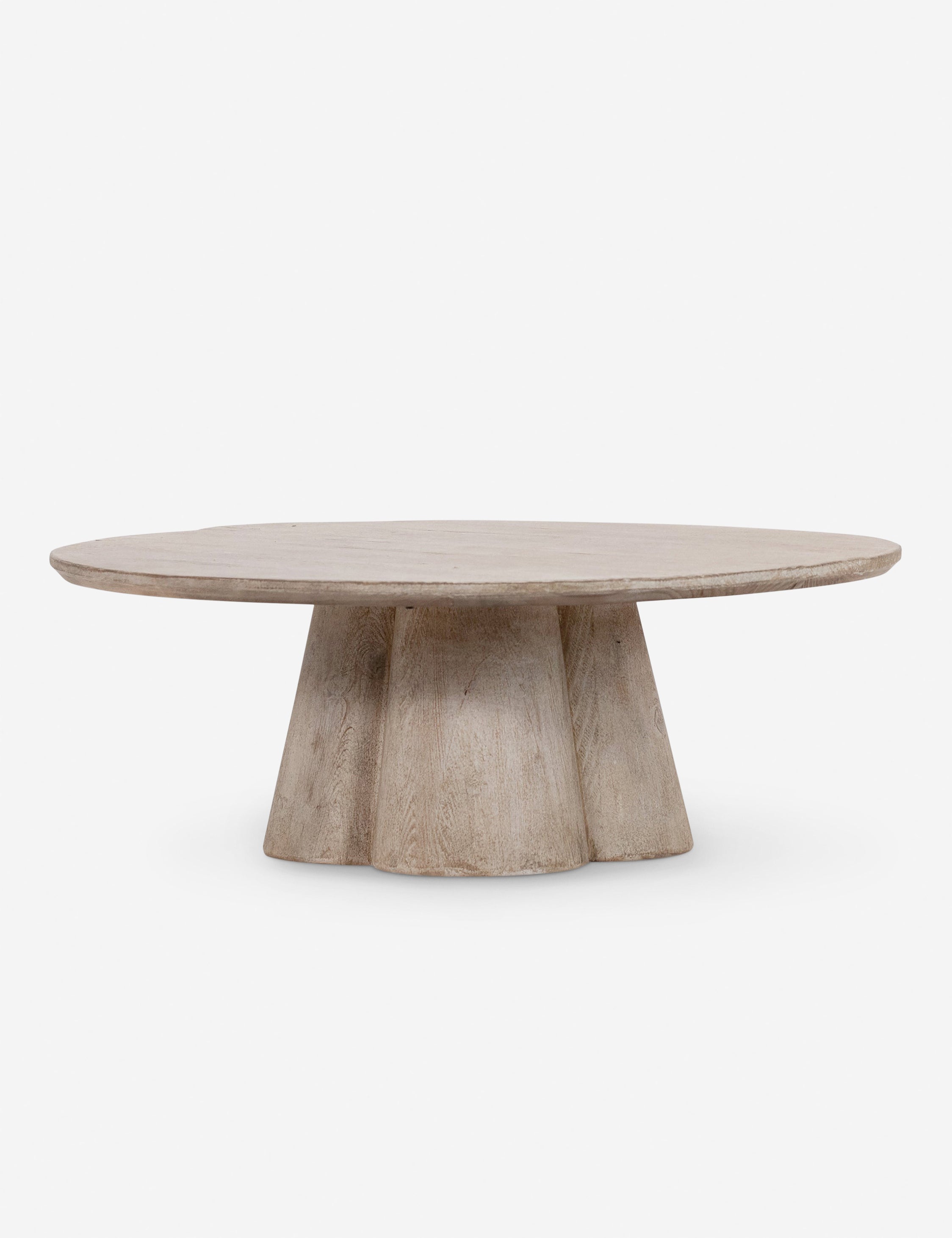 Modern Bolton Round Coffee Table - 36 Inch Wooden Living Room Center Table for Home Decor, Perfect for Small Spaces & Cozy Gatherings