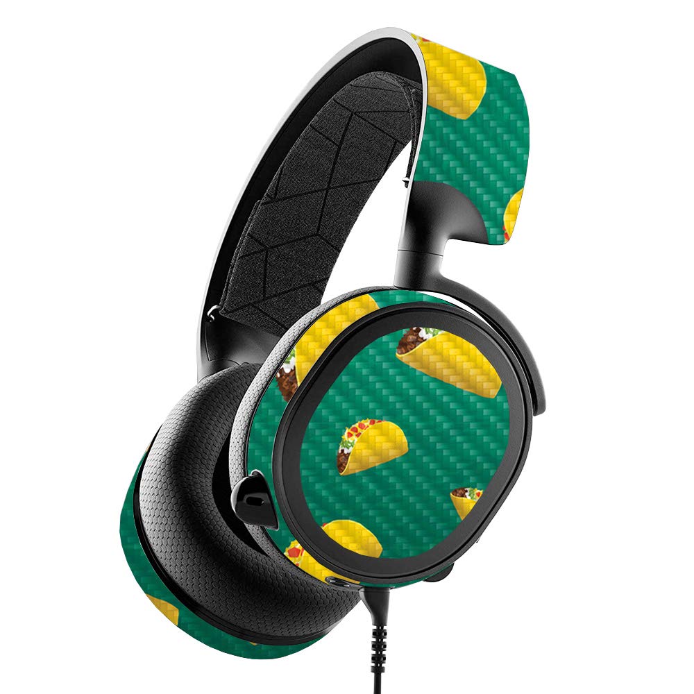 Premium Carbon Fiber Skin for SteelSeries Arctis 3 Headset - Durable Protective Cover with Textured Finish | Easy to Apply & Remove | Made in USA | Perfect for Gaming, Travel & Everyday Use