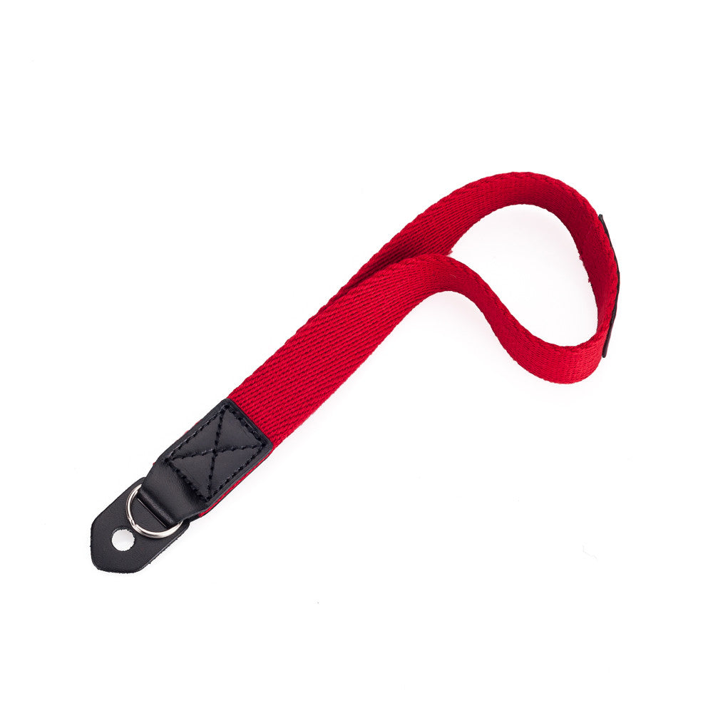 Artisan & Artist ACAM 295 Genuine Leather Wrist Strap with Acrylic Beads - Red | Camera Hand Strap for DSLR, Mirrorless & Film Cameras | Perfect for Travel & Photography Enthusiasts