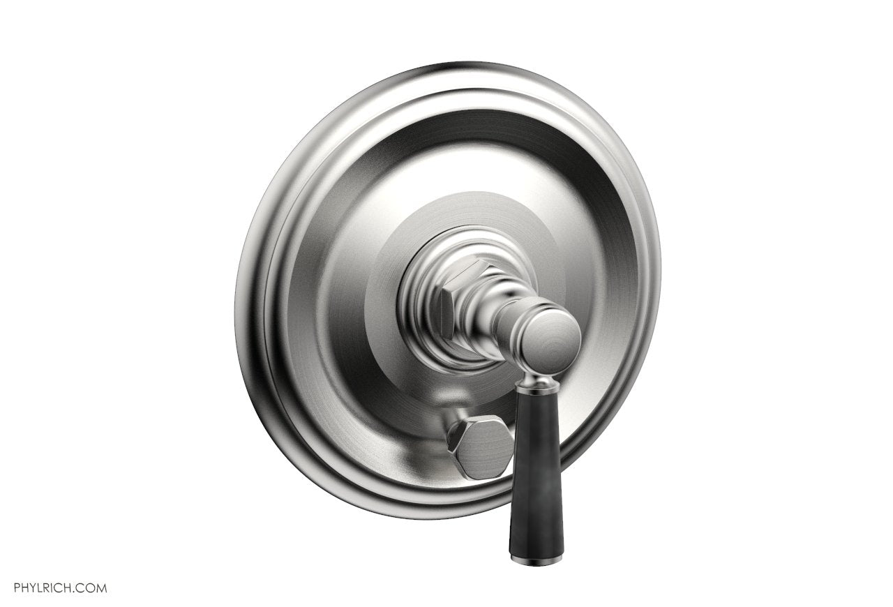 HEX TRADITIONAL Pressure Balance Shower Plate with Diverter and Handle Trim Set - 4 164 - Perfect for Bathroom Renovation and Modern Home Upgrade