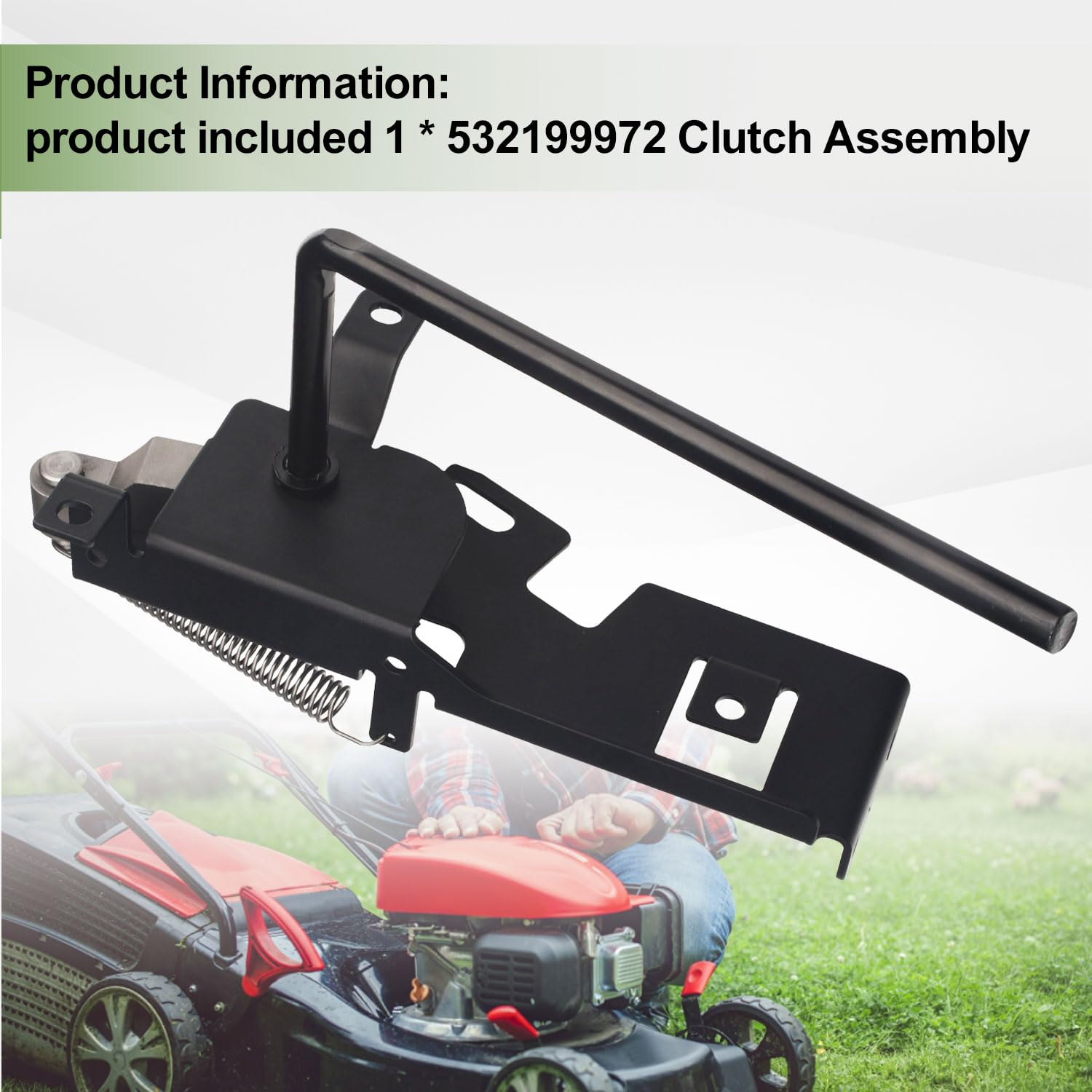 **532199972 Clutch Assembly Replacement for Craftsman, Electrolux, Husqvarna, Poulan Riding Lawn Mower LT2317CMA2 – Compatible with Models LT2317CMA2, Replaces Parts 199972 & 199971 – Ideal for Lawn Maintenance and Tractor Repairs**