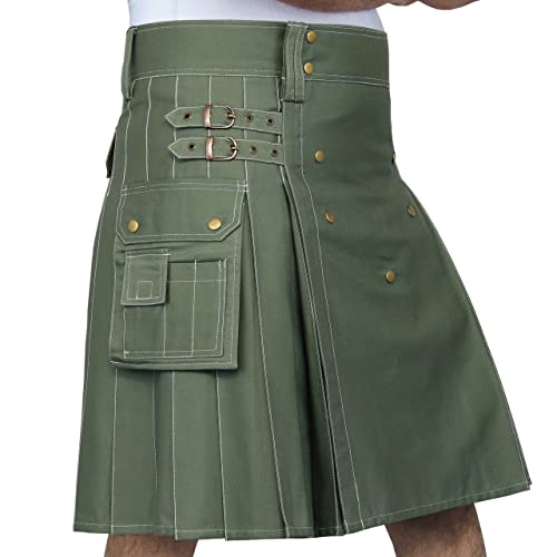 Olive Green Cotton