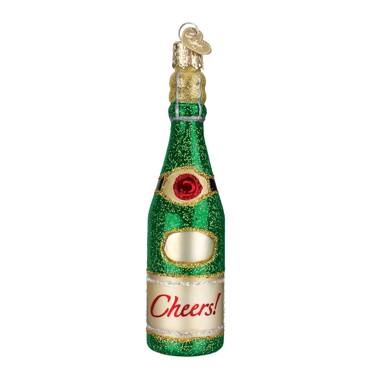 Old World Christmas Adult Beverages Glass Blown Ornaments - Handcrafted Cheers Decor for Holiday Tree | Perfect for Cocktail Parties & Festive Home Decor