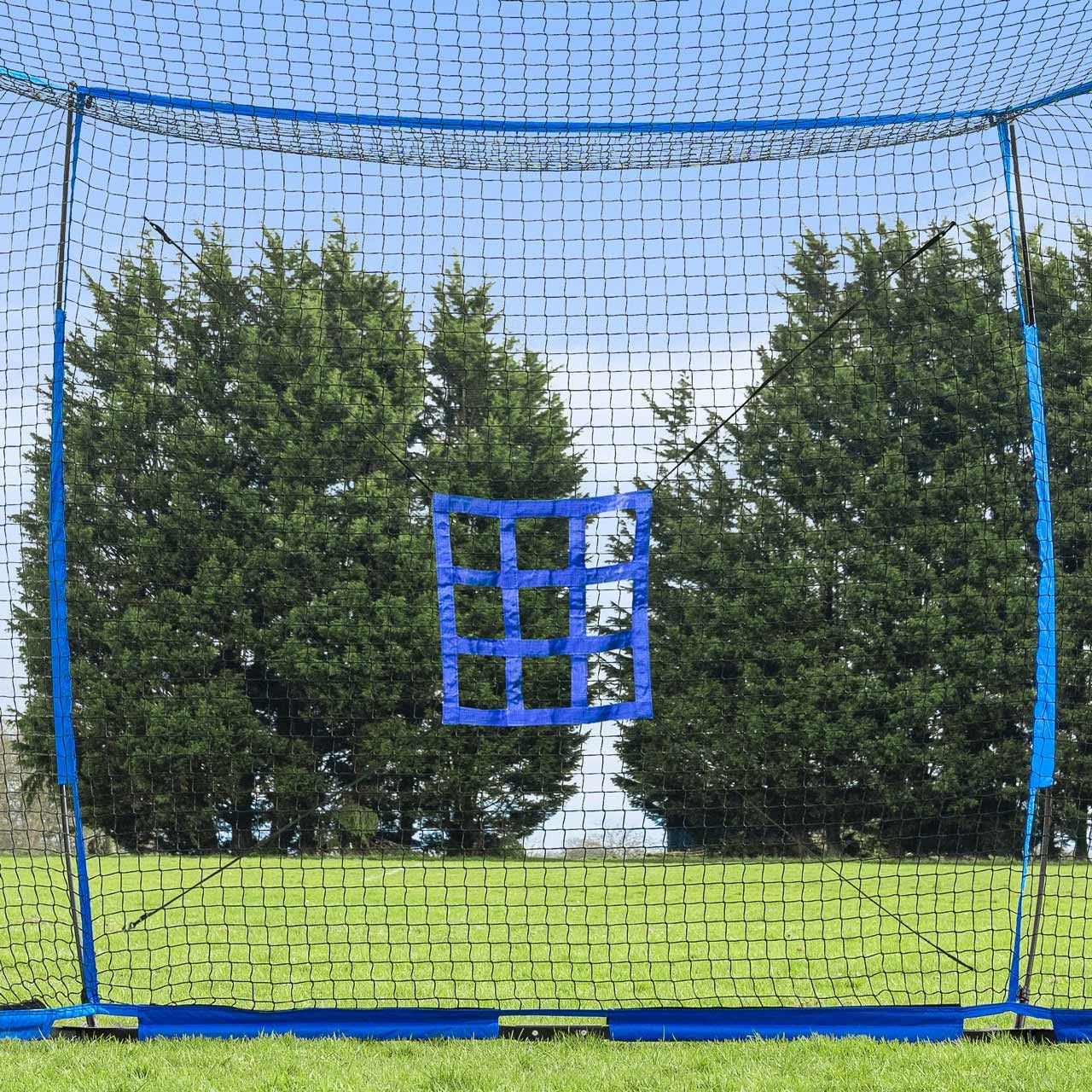 FORTRESS Baseball Pop-Up Backstop Net - Portable Pitching & Batting Practice Net for Baseball & Cricket Training | Heavy-Duty Sports Equipment for Backyard, Field & Indoor Use