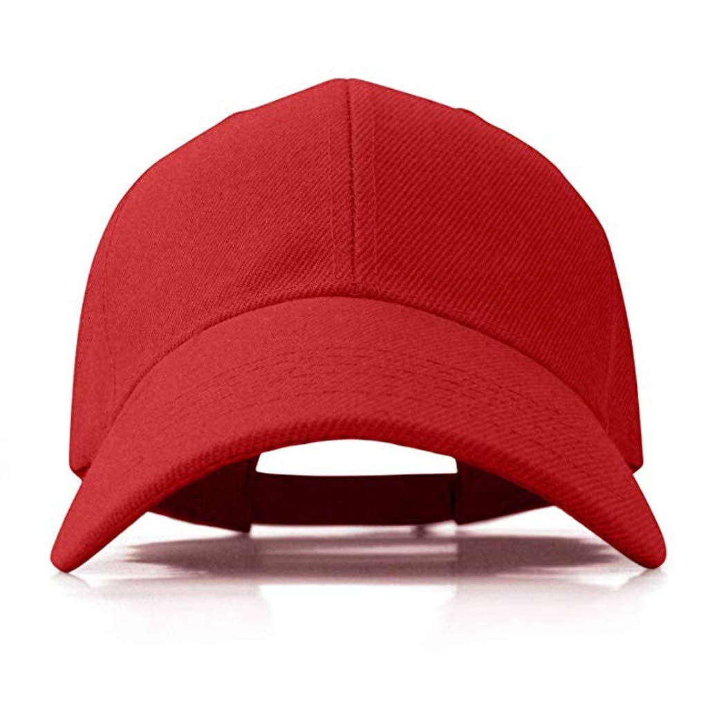 Men's 2-Pack Summer Casual Baseball Caps - Solid Color Outdoor Sports Hat for Men, Adjustable & Breathable for Running, Hiking, Golf and Beach Activities
