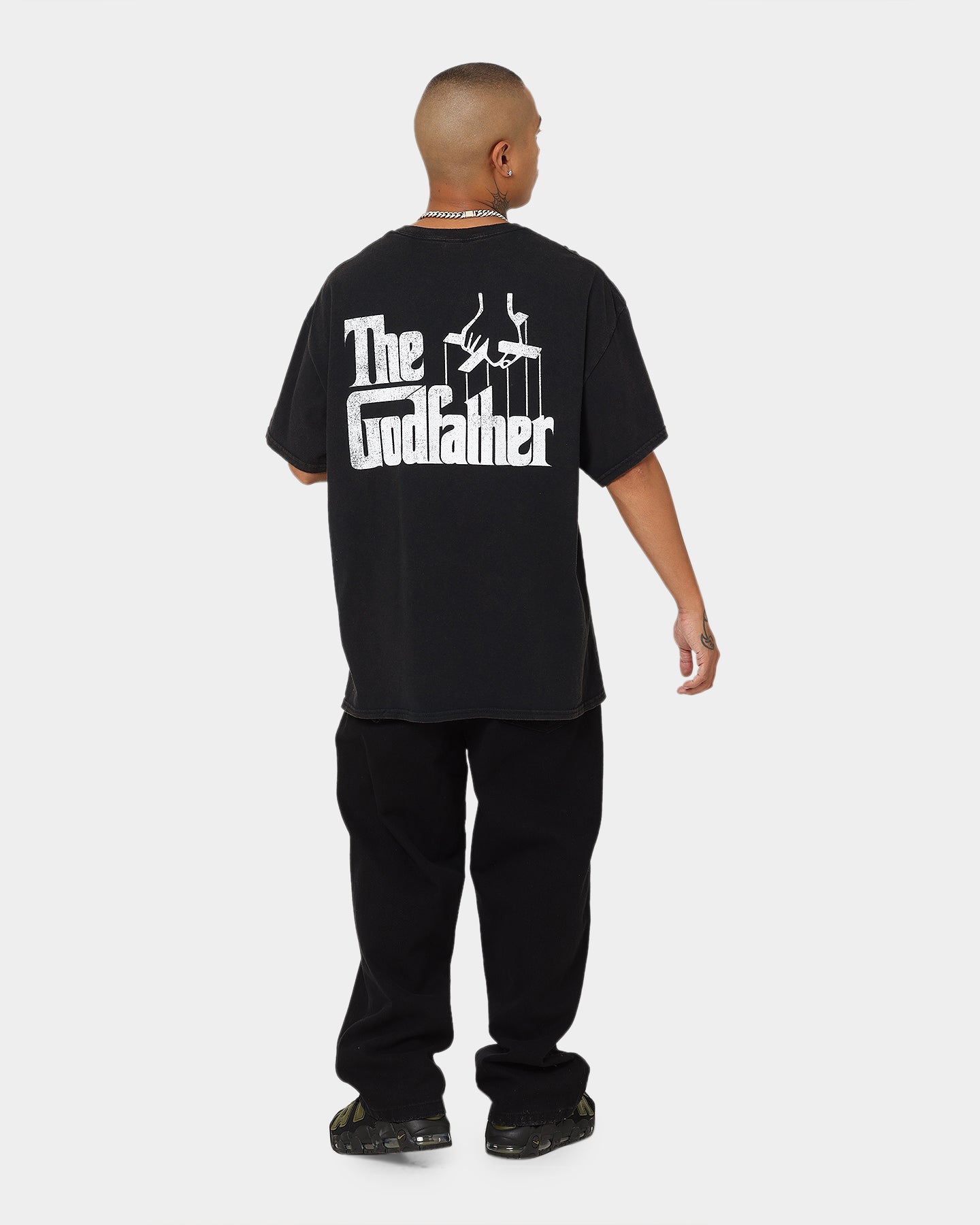 The Godfather Vintage T-Shirt - The Don Black Wash Retro Graphic Tee for Men & Women - Perfect for Movie Fans, Casual Wear & Vintage Style Outfits