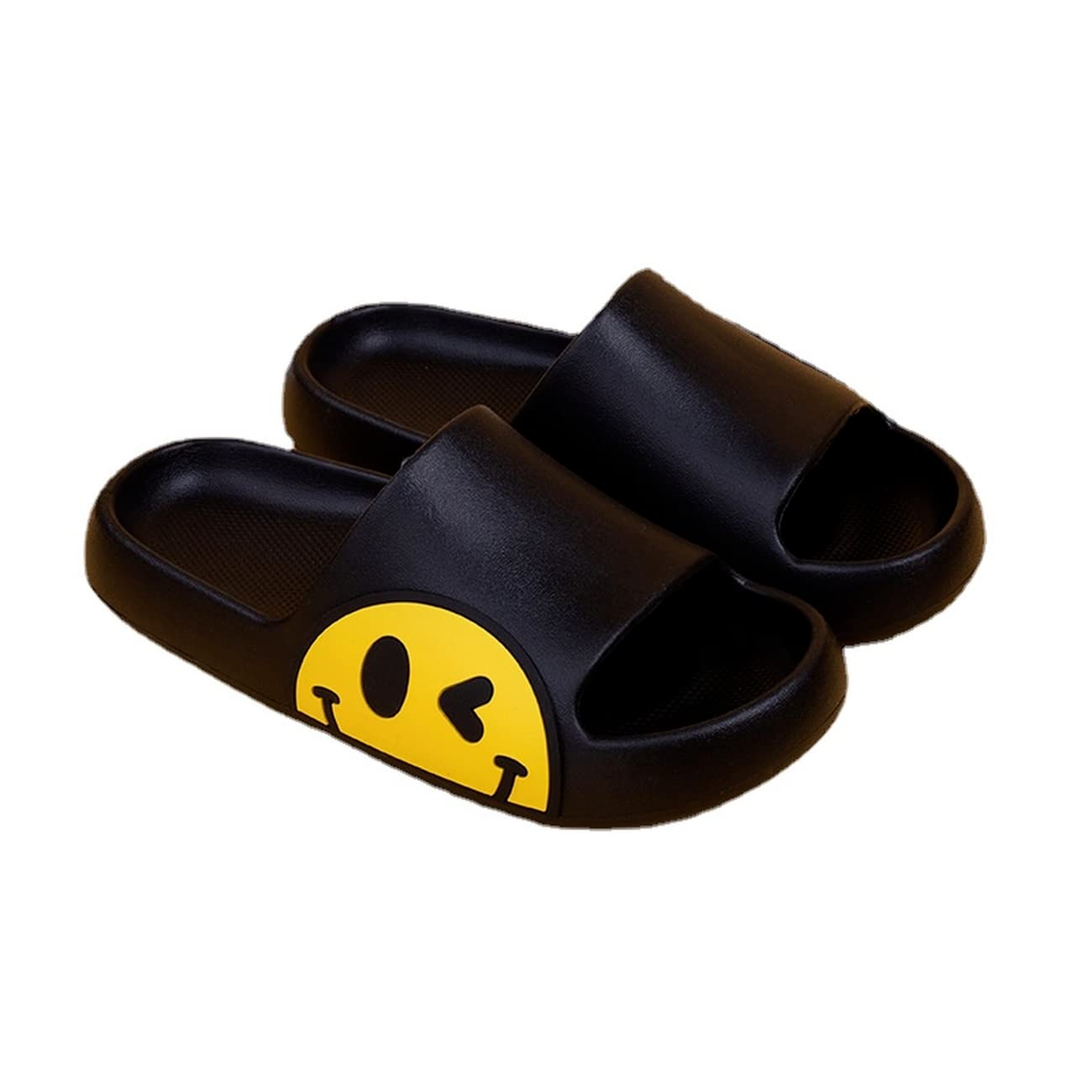 Comfortable Anti-Slip Open Toe Slides for Women & Men - Soft Lightweight Summer Slippers with Thick Sole for Indoor/Outdoor Use - Perfect for Home, Beach, Poolside & Casual Wear