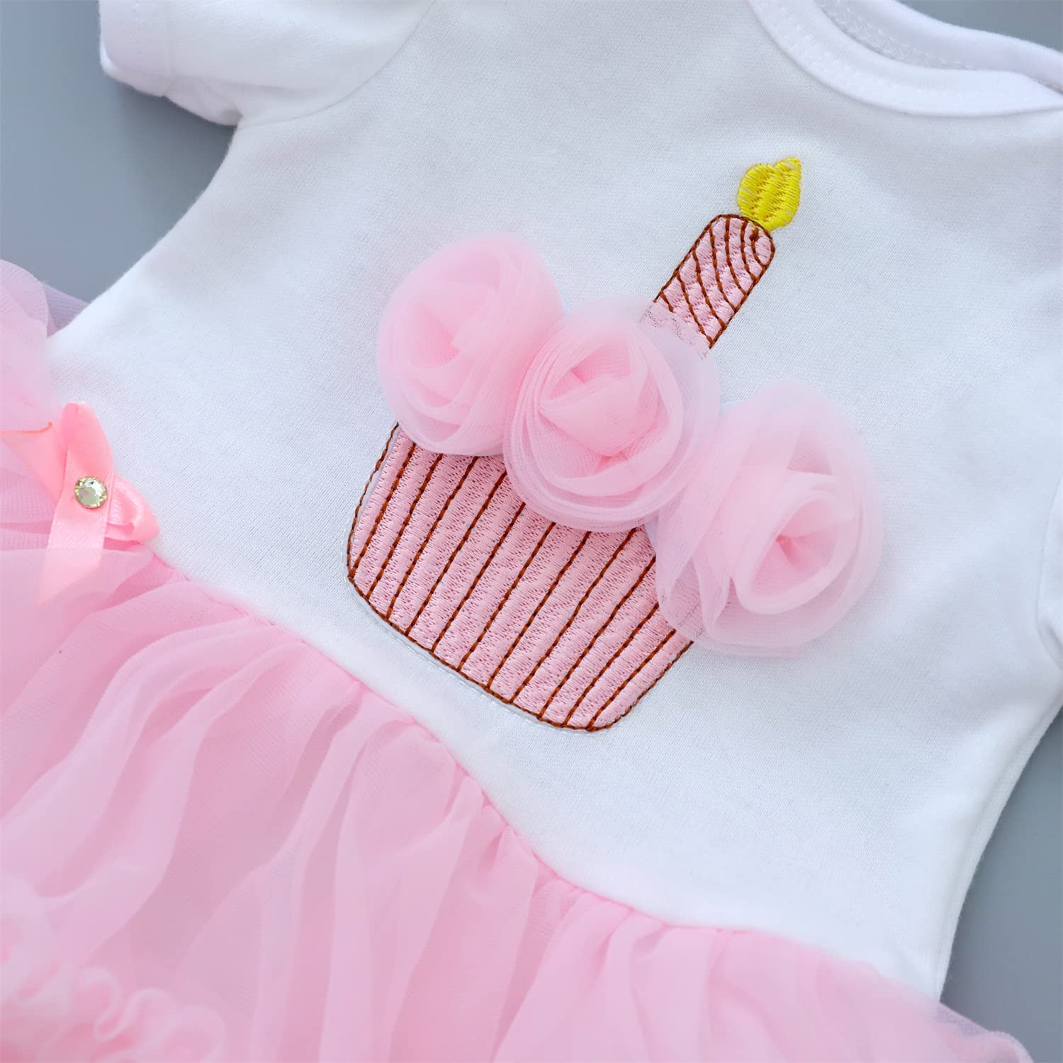 MAIHAO Reborn Baby Doll Clothes - Pink Crown Dresses for 17-22 Inch Newborn Baby Doll Girls | Outfit & Skirt Accessories | Perfect for Dress-Up, Collecting & Role Play