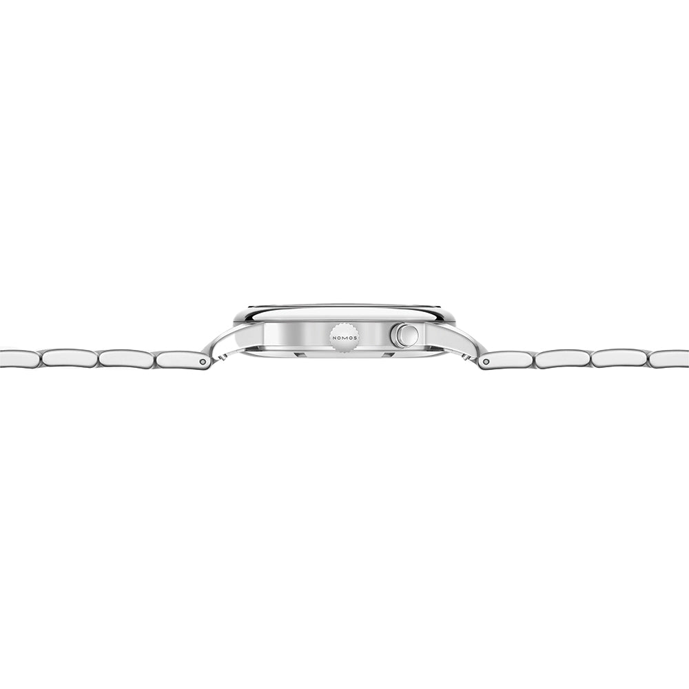 NOMOS Club Sport Neomatik Worldtimer Limited Edition 40mm Watch with Magma Dial & Stainless Steel Bracelet - Perfect for Travelers and Luxury Watch Collectors