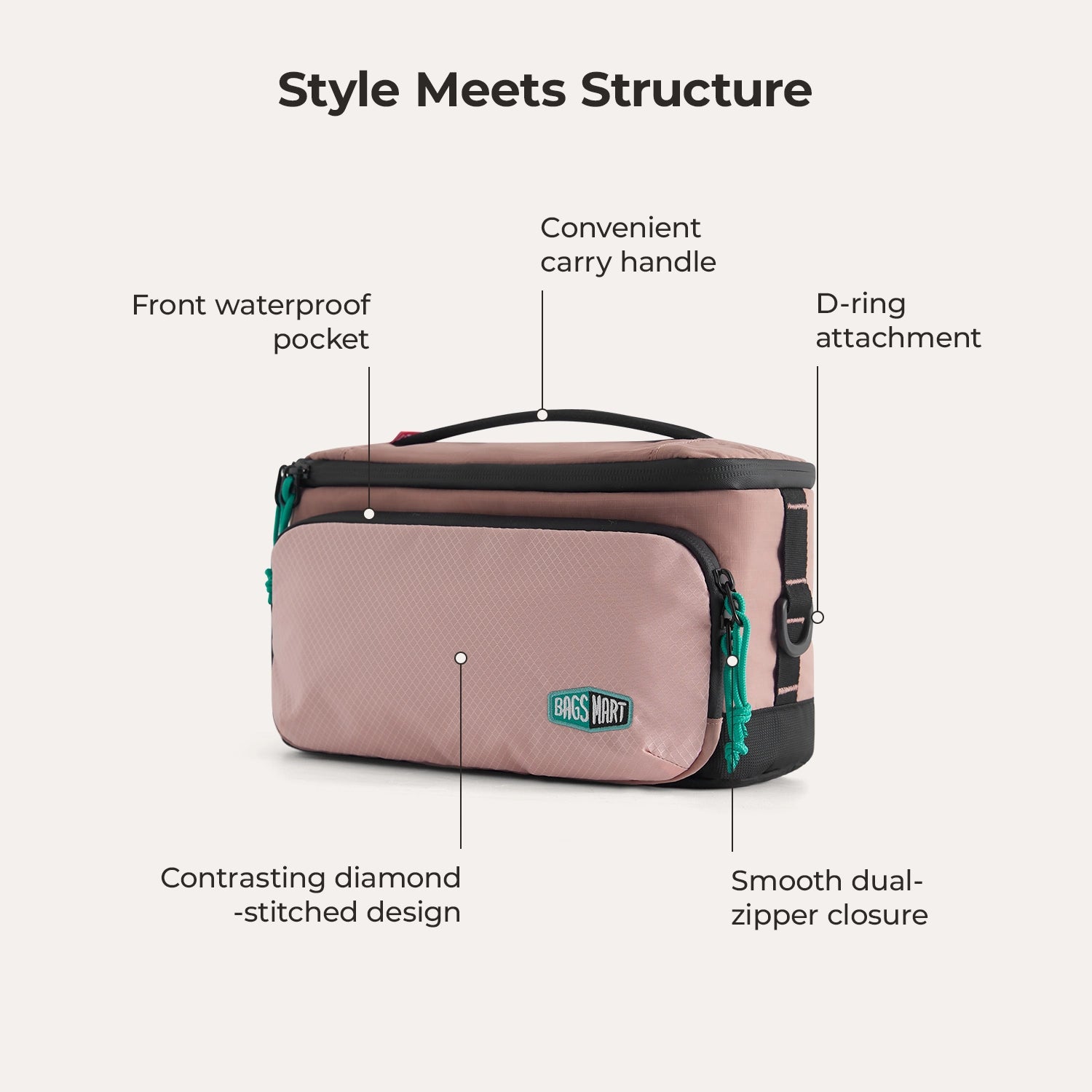 Blast 4.5L Hanging Toiletry Bag for Travel - Waterproof Cosmetic Organizer with Multiple Pockets for Bathroom Essentials | Perfect for Camping, Gym & Business Trips