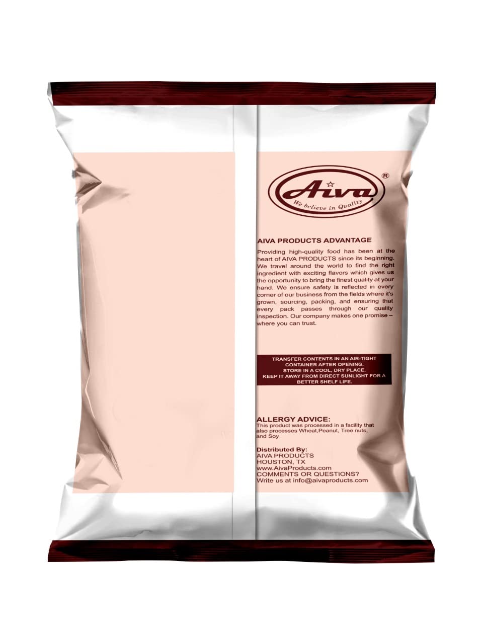 Premium Aiva Ground White Pepper Powder (4 LB Bulk) | High-Quality A-Grade White Peppercorns for Cooking, Seasoning, Marinades & Baking | Perfect for Restaurants, Home Kitchens & Food Processing
