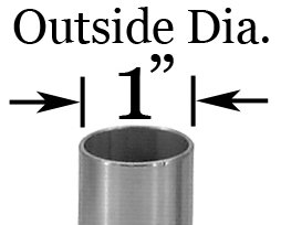Stainless Steel Sausage Stuffer Tube - 1
