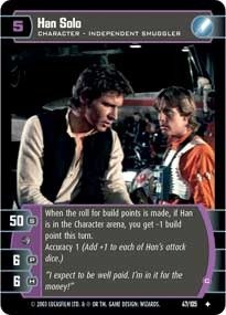 Star Wars TCG The Battle of Yavin Foil Han Solo (C) 47U - Rare Collectible Card for Gameplay & Display - Perfect for Star Wars Fans, TCG Players, and Collectors