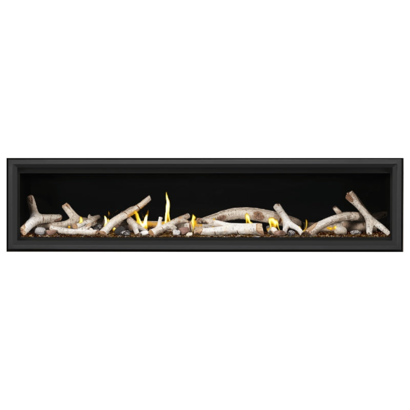 Napoleon Vector 74 Linear Direct Vent Gas Fireplace - LV74N | Modern Home Heating Solution for Living Rooms & Patios