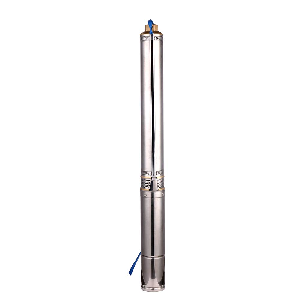 SHYLIYU 0.25KW/0.33HP Deep Well Submersible Pump 3 Inch 220-240V 50Hz for Water Supply up to 39m - Ideal for Home, Farm & Irrigation Systems
