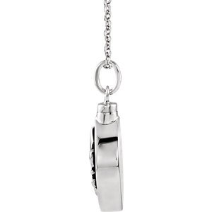 Memorial Cremation Jewelry - Sterling Silver Ash Holder Necklace for Loved Ones | Keepsake Urn Pendant for Ashes of Dad, Mom, Sister, Grandma, Aunt, Wife & Daughter | Perfect for Remembrance, Funeral & Special Occasions