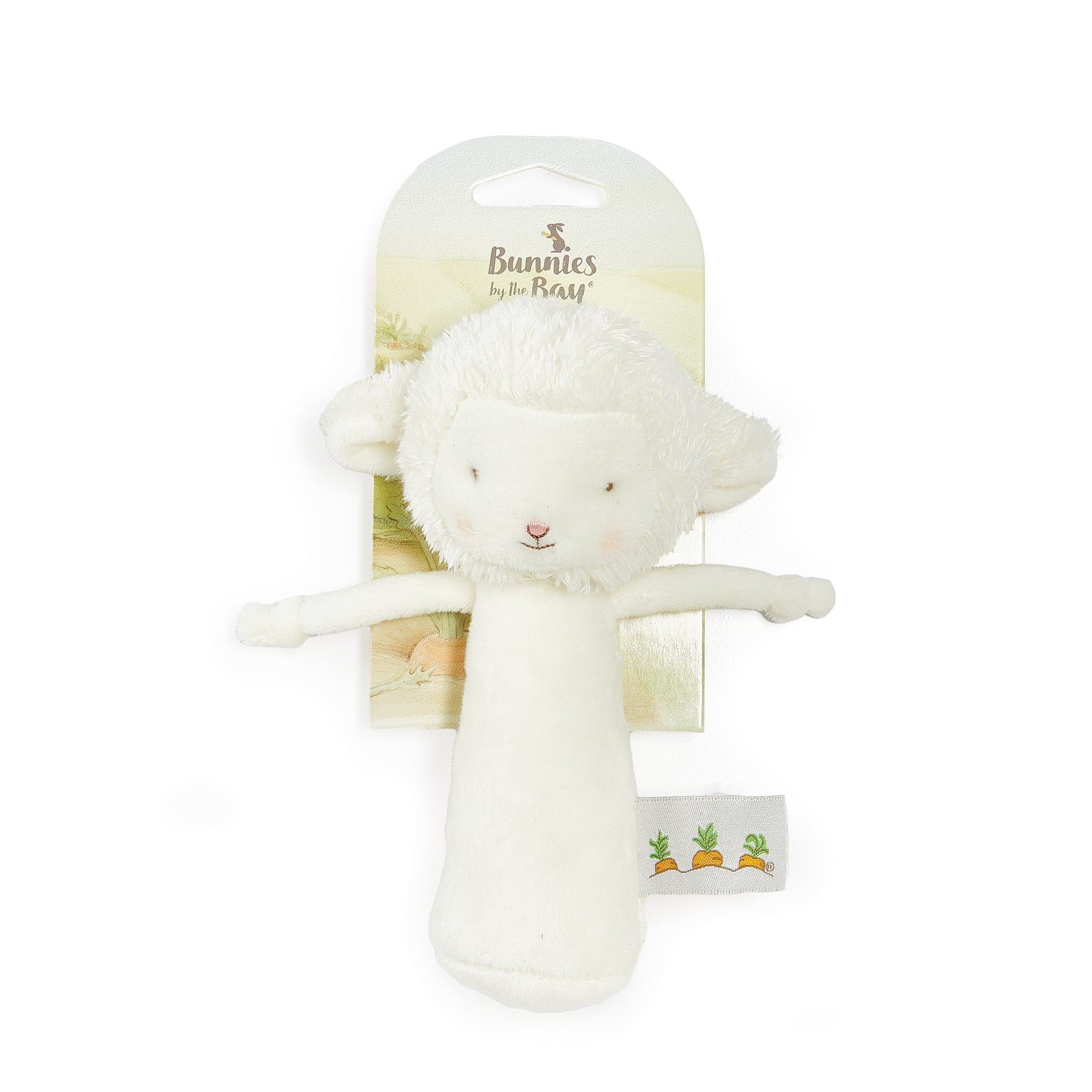 Friendly Chime White Lamb - Adorable Nursery Decor for Baby Rooms & Kids' Bedrooms | Perfect for Newborn Gifts & Nursery Themes