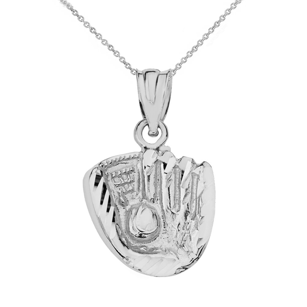 925 Silver Softball Charm Necklace for Sports Fans & Gifts