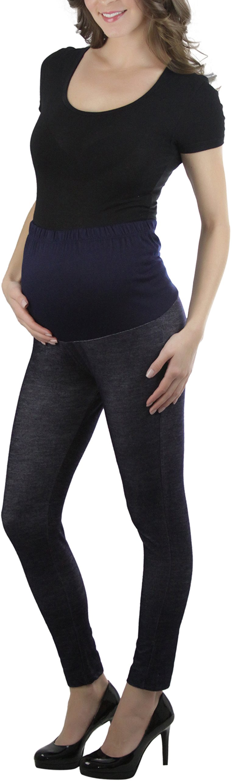 ToBeInStyle Women's Stretchy Maternity Jeggings - Skinny Leg Pregnancy Pants for Comfort & Style | Perfect for Work, Travel & Everyday Wear