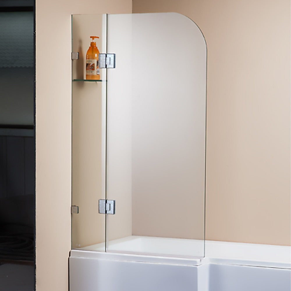 10mm Frameless Glass Shower Screen 1200 x 1450mm - Modern Bathroom Panel by Della Francesca | Perfect for Walk-in Showers & Spa-Style Bathrooms