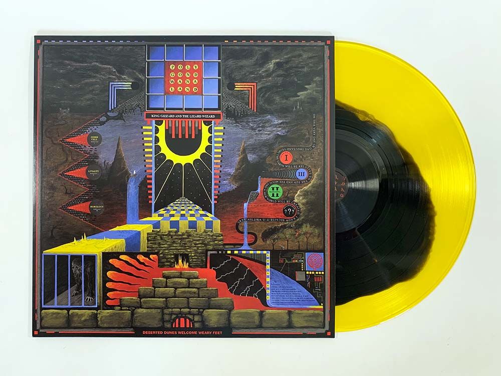 Yellow/Blue smash with Black haze (Limited to 50 & for VINYL MOON members only)