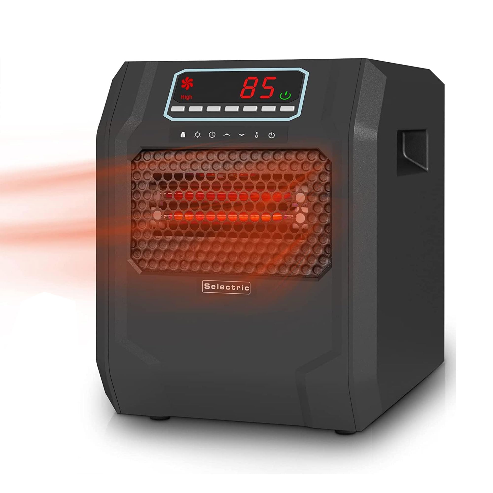 VOLTORB Freestanding Portable Electric Space Heater - 1500W Fast Heating with LED Display & Remote Control, Fan Only Mode - Perfect for Bedroom, Office, Indoor Use - Energy Efficient & Quiet (3 Pack) - Stay Warm in Winter & Cool in Summer